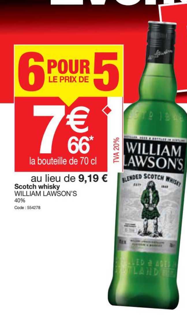 scotch whisky william lawson's