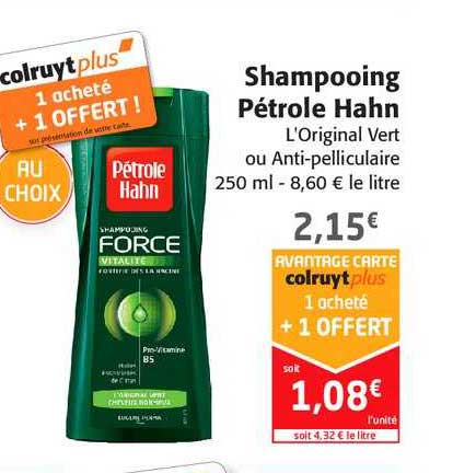 Shampooing Pétrole Hahn