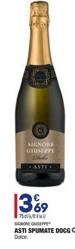 signore giusepe asti spumate docg