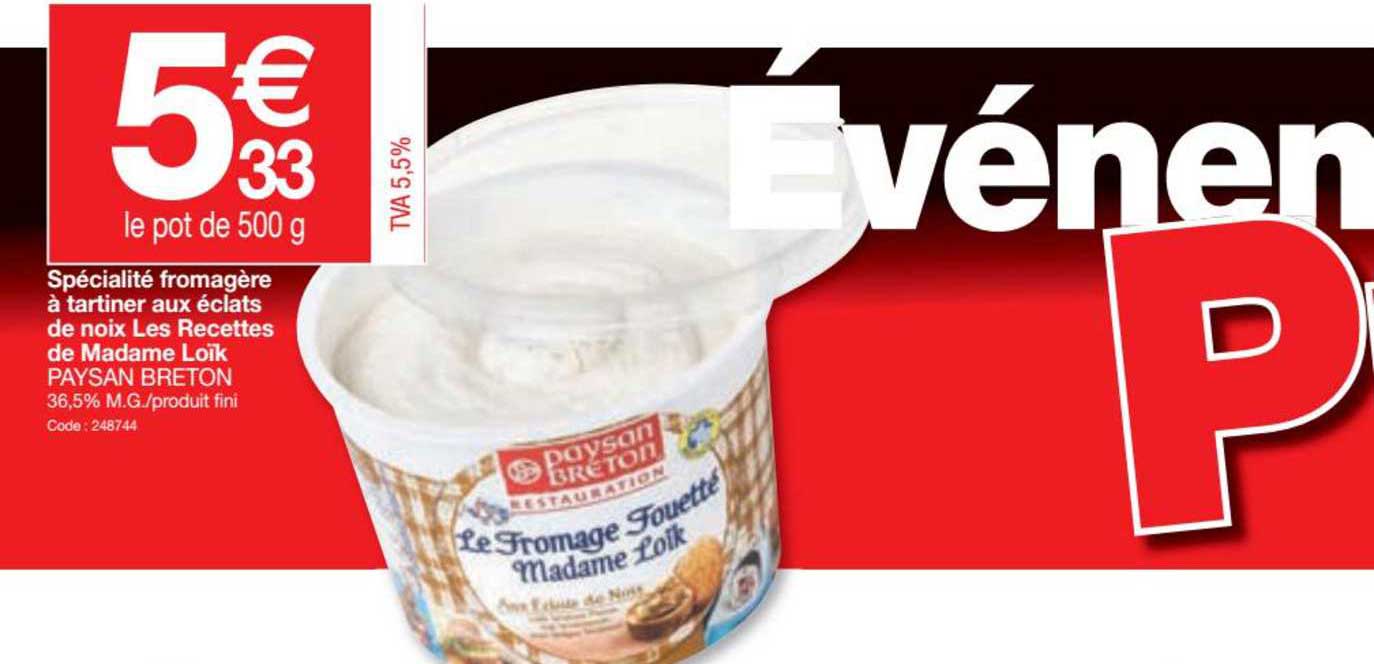 spécialité fromagère à tartiner aux éclats de noix les recettes de madame loïk