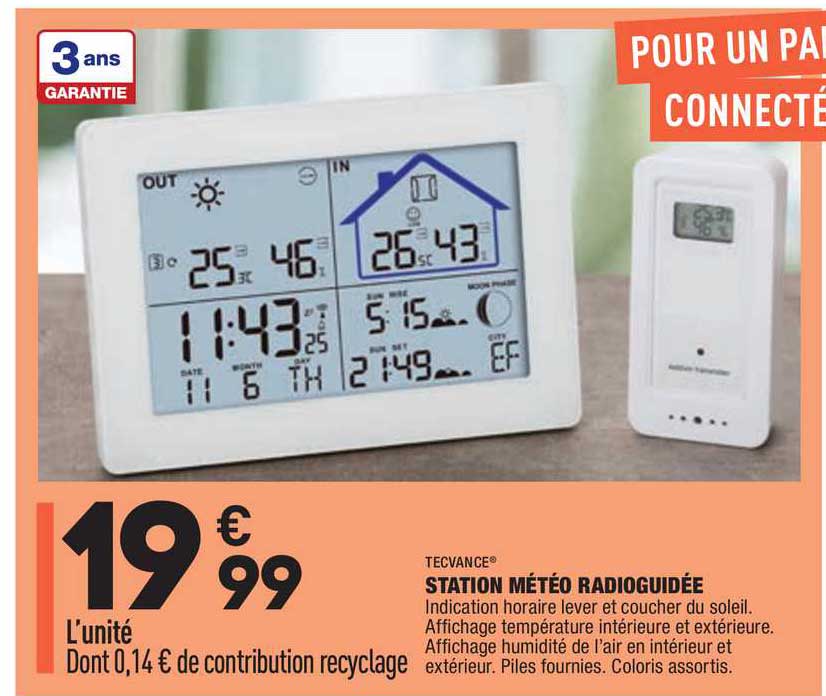 station météo radioguidée