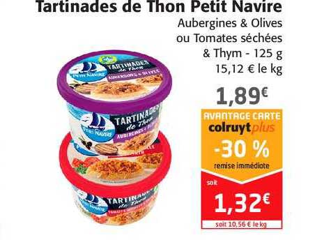 Tartinades De Thon Petit Navire