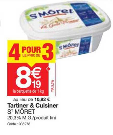 tartiner & cuisiner st môret
