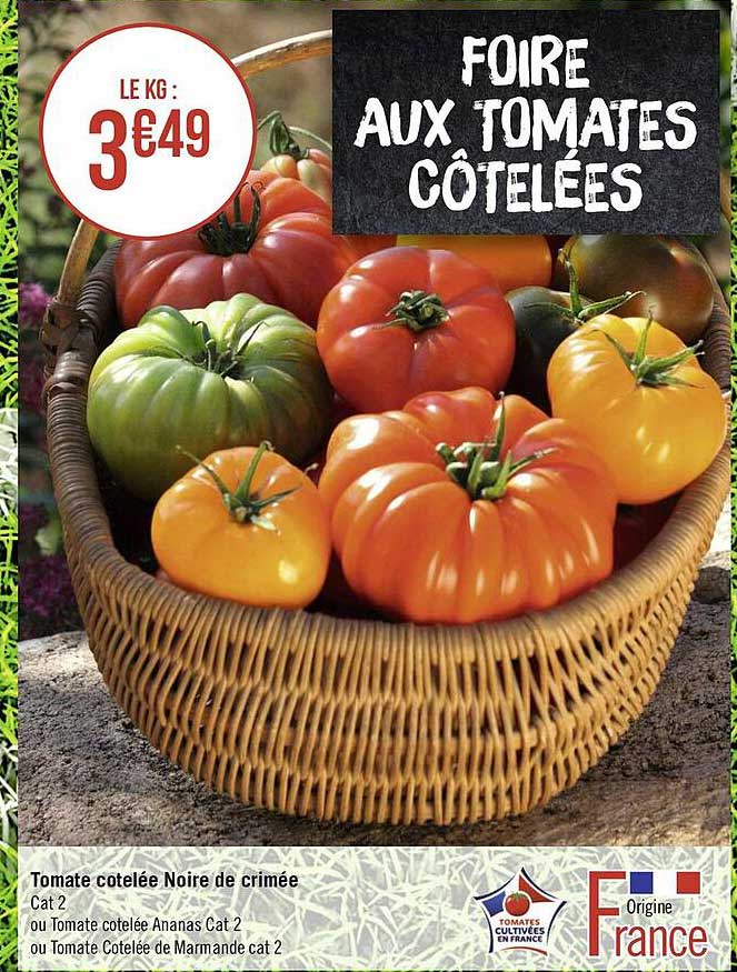 tomate côtelée noire de crimée