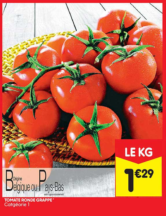 Tomate Ronde Grappe