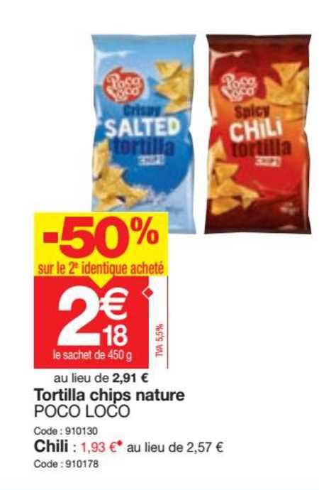tortilla chips nature poco loco