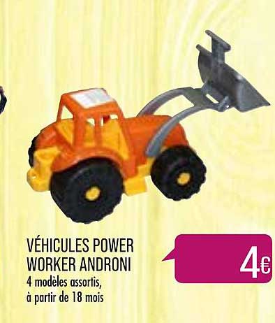 véhicules power worker androni