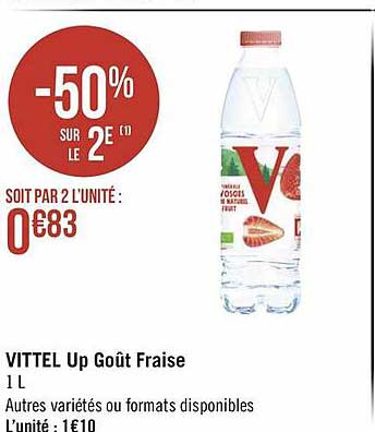 Vittel Up Goût Fraise