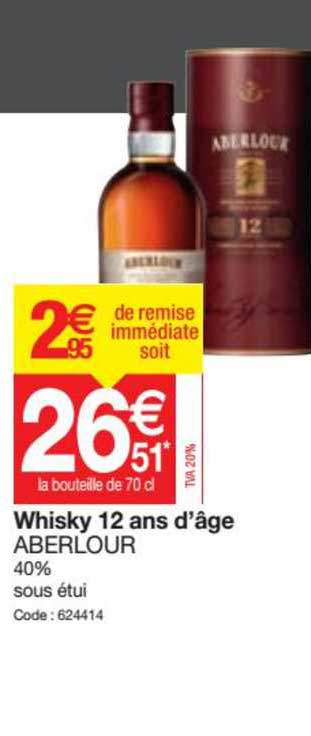 whisky 12 ans d'âge aberlour