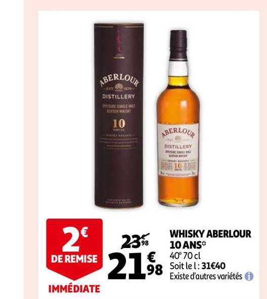 whisky aberlour 10 ans