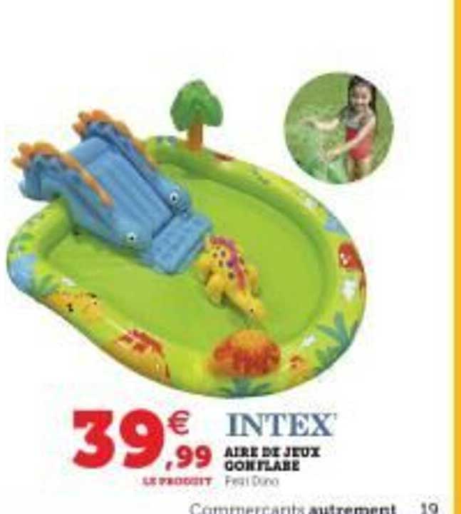 aire de jeux gonflable intex
