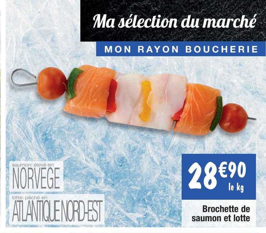 Brochette De Saumon Et Lotte