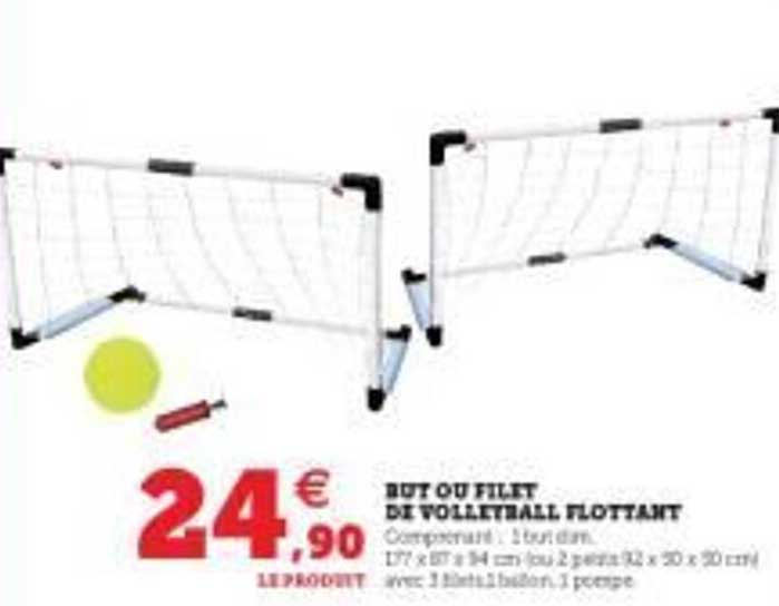 but ou filet de volleyball flottant