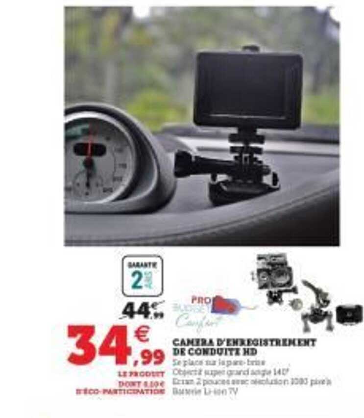 caméra d'enregistrement de conduite hd