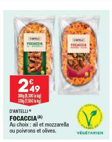 Focaccia D'antelli