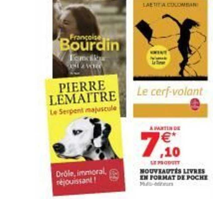 nouveautés livres en format de poche