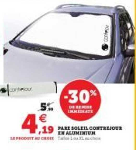 pare soleil contrejour en aluminium