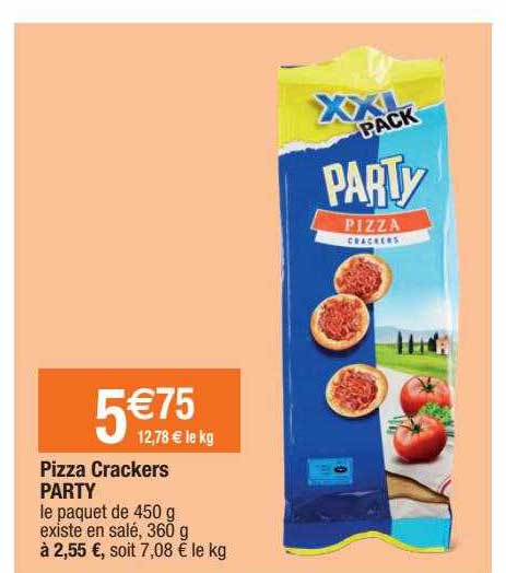 Pizza Crackers Party