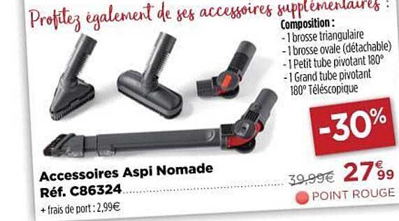 Accessoires Aspi Nomade