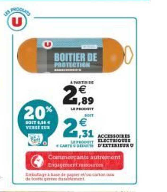 accessoires électriques d'extérieur u