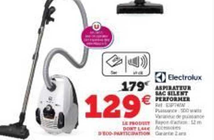 aspirateur sac silent performer electrolux