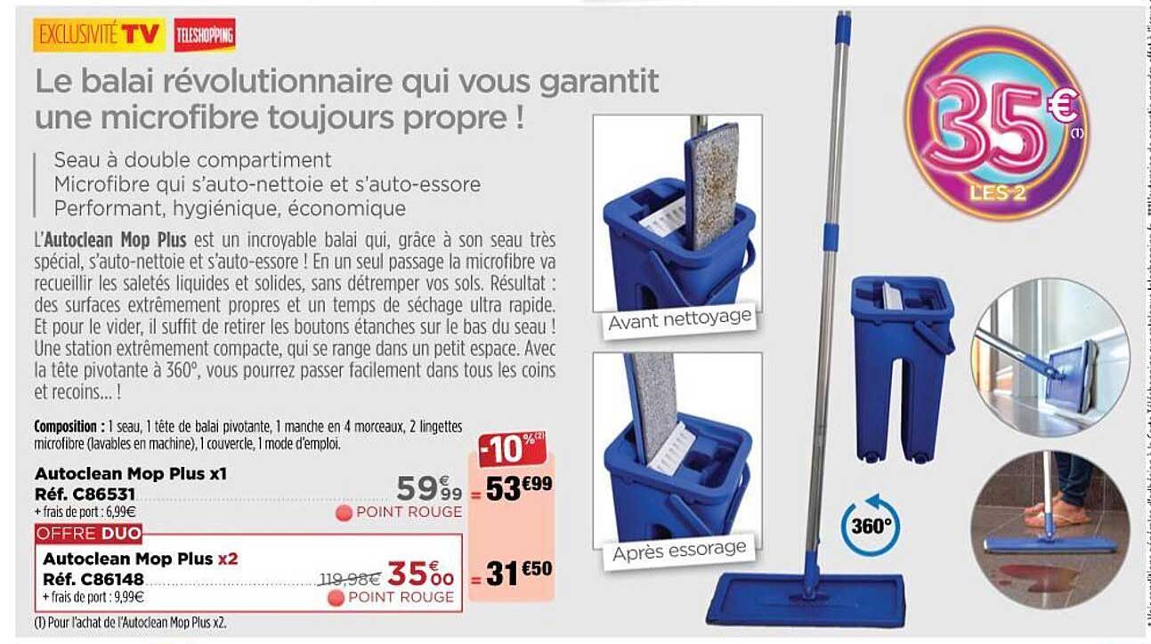 autoclean mop plus