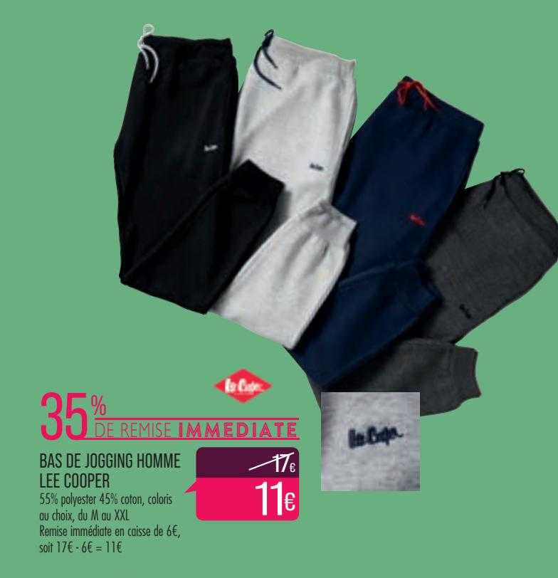 bas de jogging homme lee cooper
