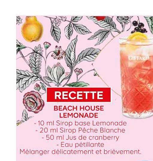 beach house lemonade