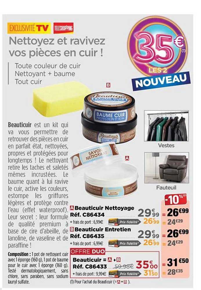 Beauticuir Nettoyage, Beuaticuir Entretien