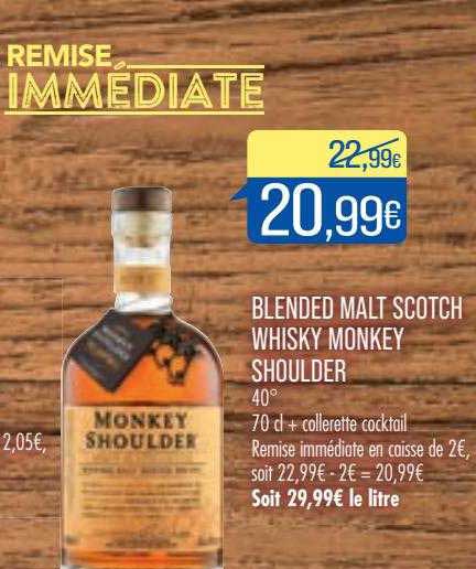 blended malt scotch whisky monkey shoulder