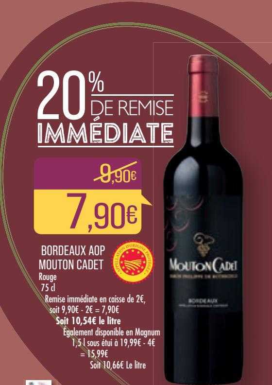 Bordeaux Aop Mouton Cadet