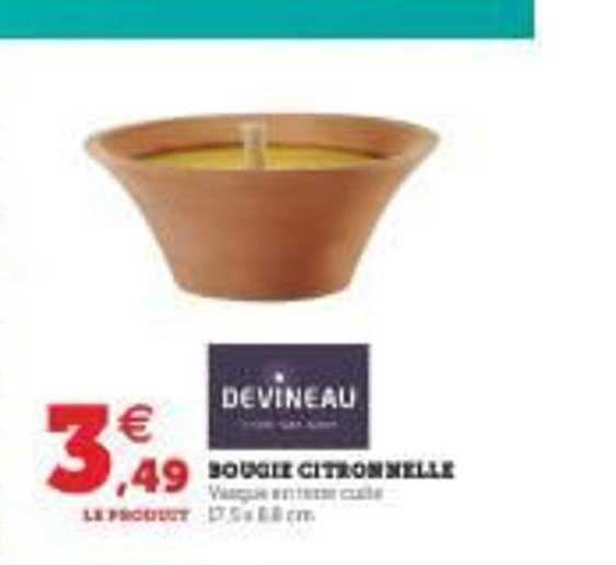 bougie citronnelle devineau