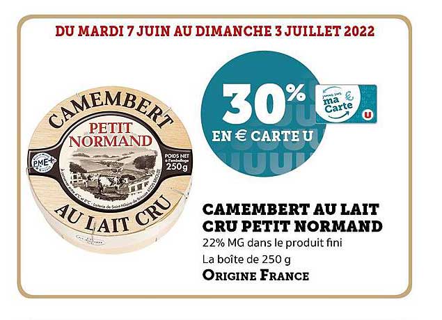 Camembert Au Lait Cru Petit Normand