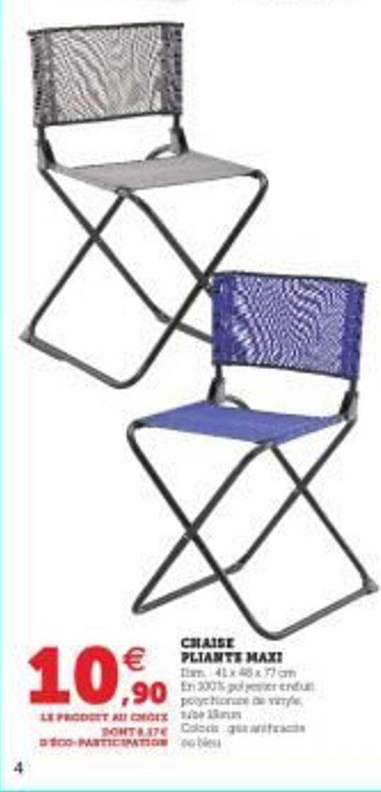 Chaise Pliante Maxi