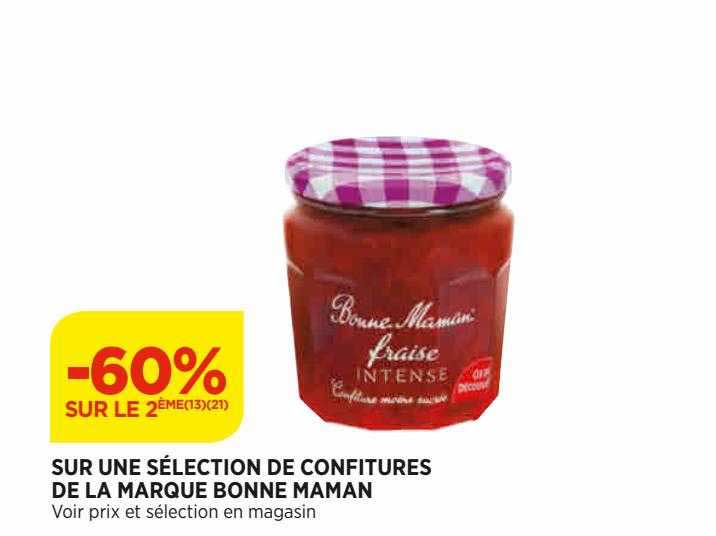 Confitures De La Marque Bonne Maman