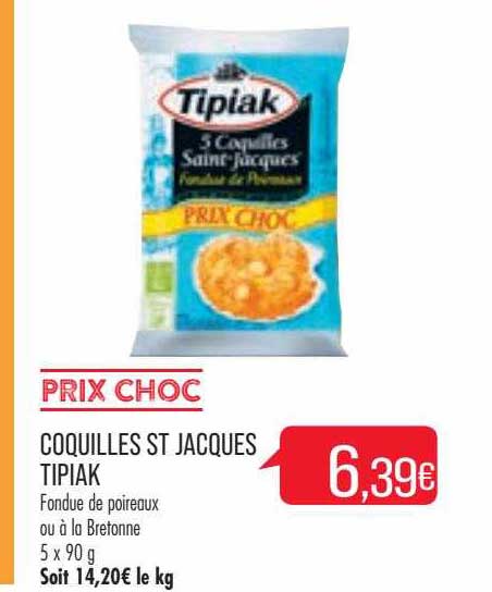 coquilles st jacques tipiak