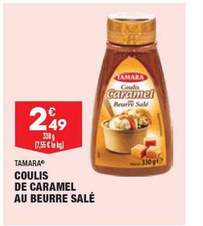 coulis de caramel au beurre salé tamara