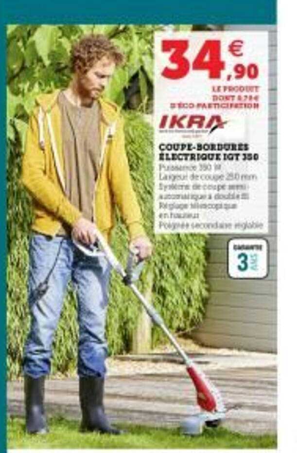 coupe-bordures électrique igt 35g ikra