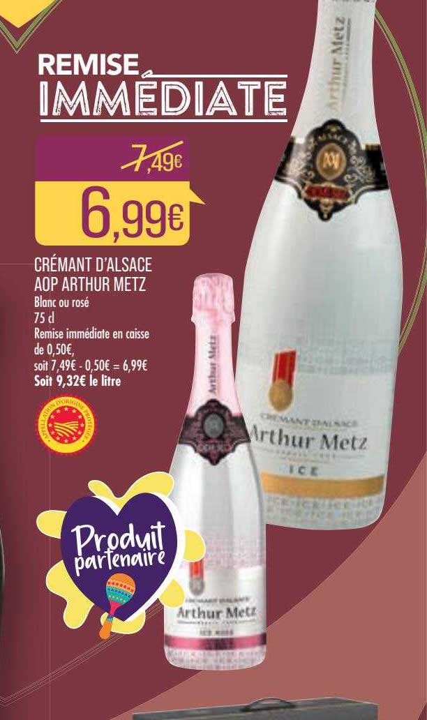 crémant d'alsace aop arthur metz