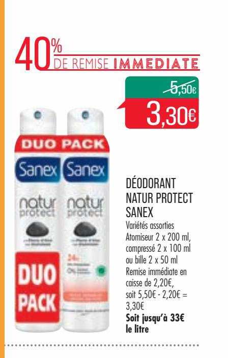 Déodorant Natur Protect Sanex