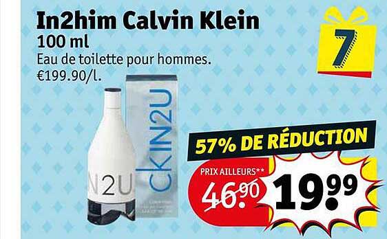 eau de toilette pour hommes in2him calvin klein