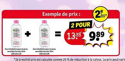 eau micellaire pour la peau sensible garnier skin + eau micellaire pour la peau sensible garnier skin