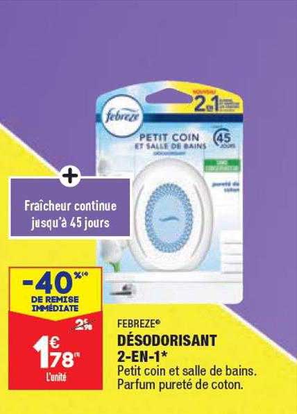 Febreze Désodorisant 2in1