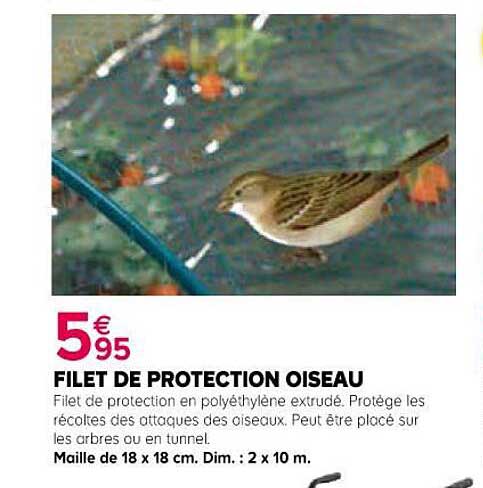 Filet De Protection Oiseau
