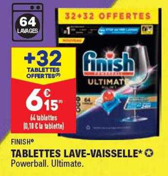 finish tablettes lave-vaisselle