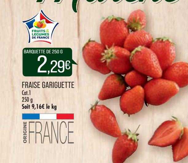 Fraise Gariguette