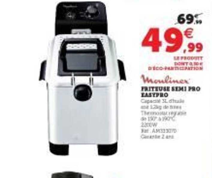 friteuse semi pro easypro moulinex