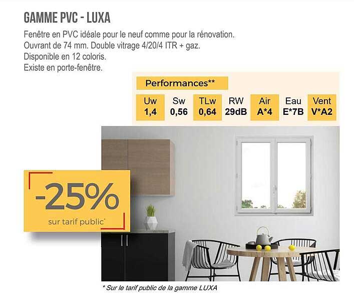 Gamme Pvc - Luxa