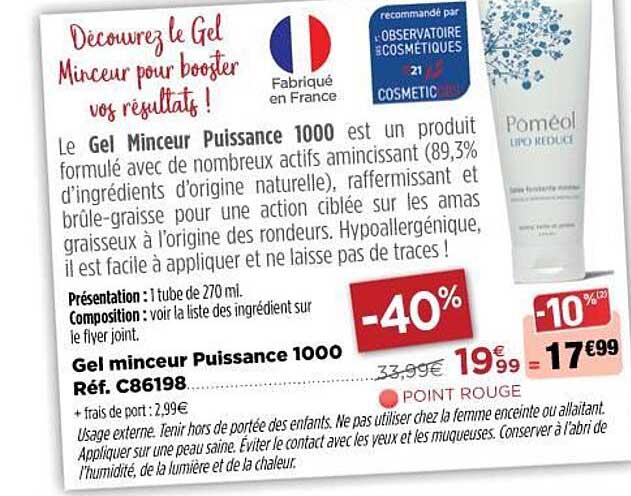 Gel Minceur Puissance 1000