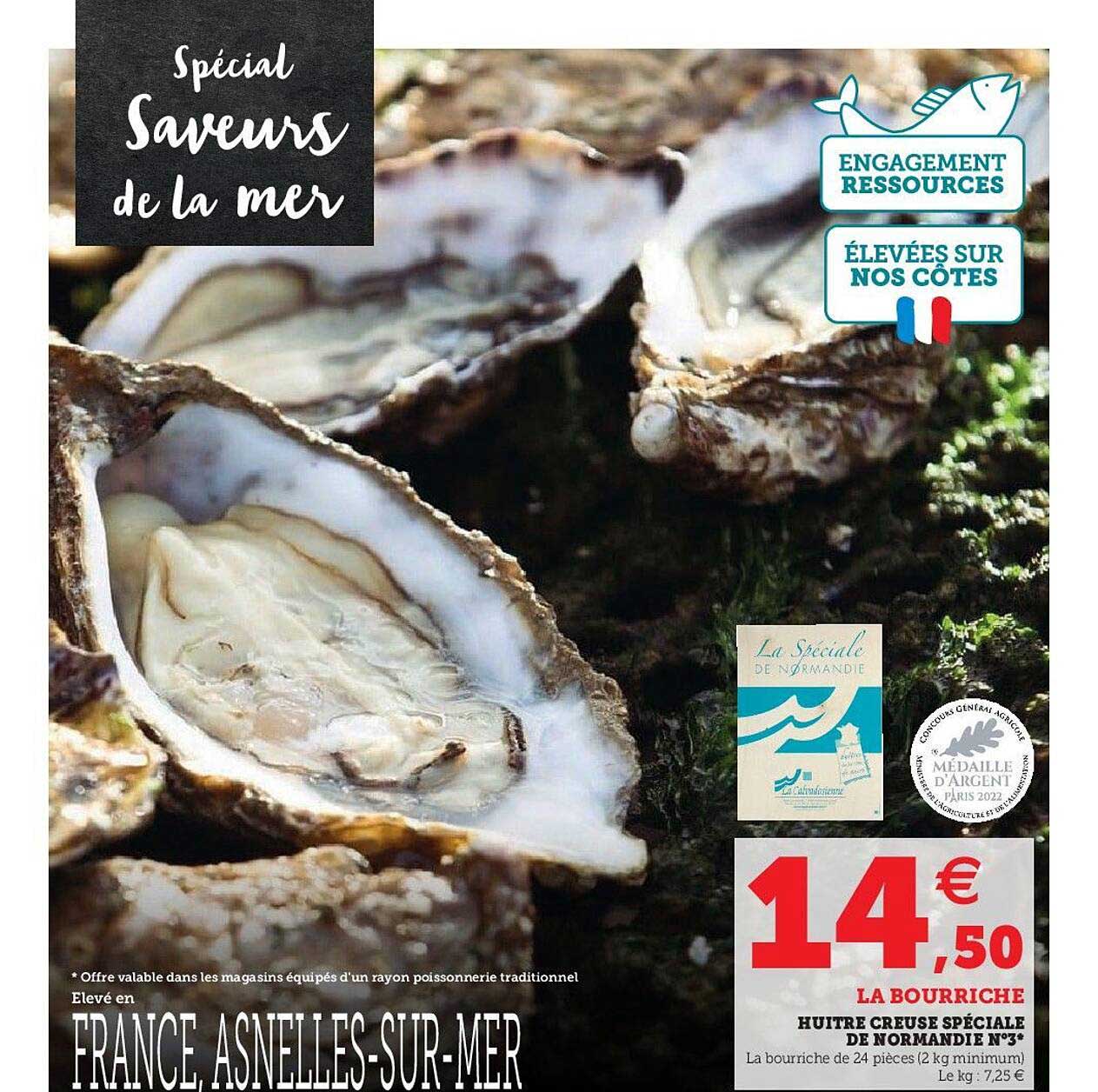 Huître Creuse Spéciale De Normandie N°3